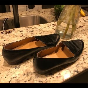 J. Crew black loafers